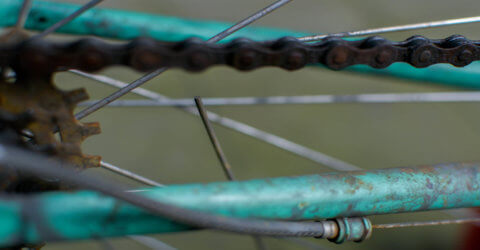 gebrochene Speiche
