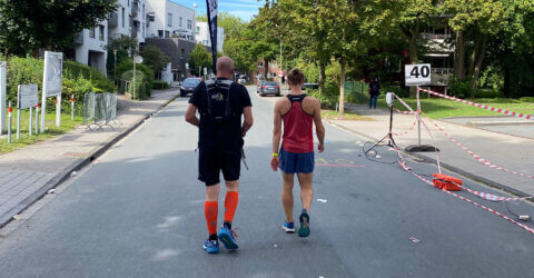 Kilometer 40 beim Münster Marathon 2023
