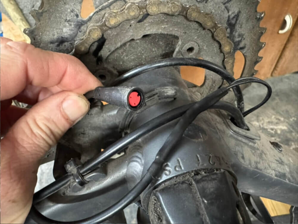 Lampenkabel isoliert