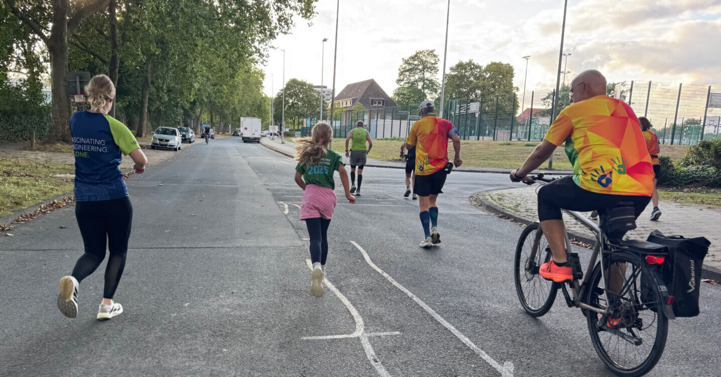 Läufer:innen beim Münsterland Sternlauf 2026