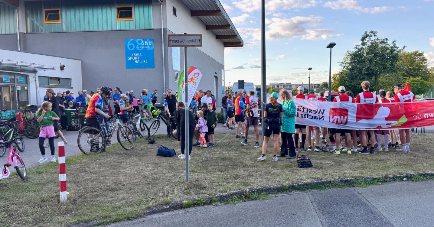 Ziel beim Münsterland Sternlauf 2026