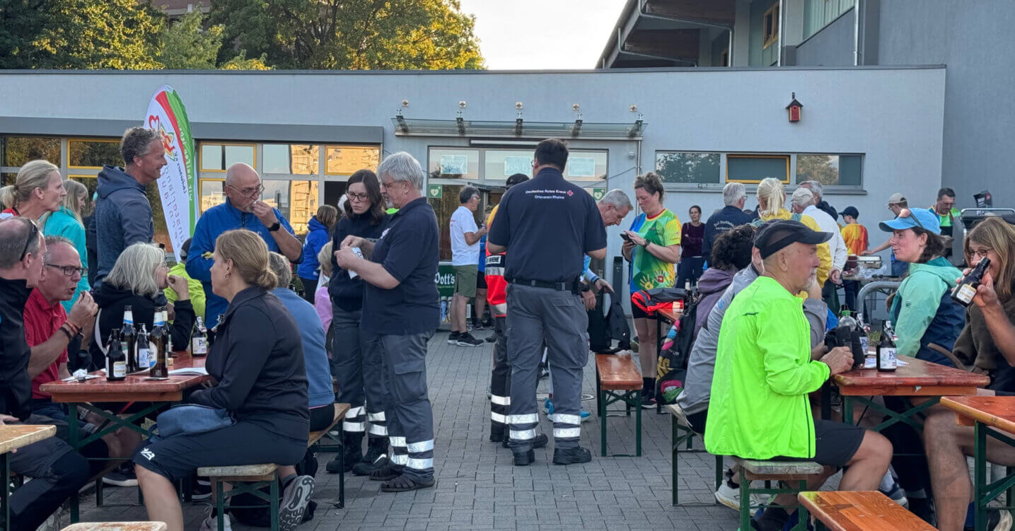 Verpflegung im Ziel beim Münsterland Sternlauf 2026